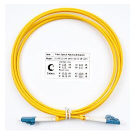 Cabeus FOP(d)-9-LC-LC-2m Шнур оптический duplex LC-LC 9/125 sm 2м LSZH, фото 