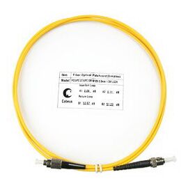 Cabeus FOP(s)-9-FC-ST-1,5m Шнур оптический simplex FC-ST 9/125 sm 1,5м LSZH, фото 