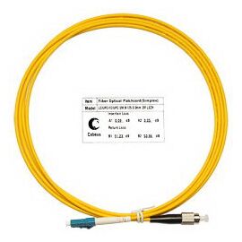 Cabeus FOP(s)-9-LC-FC-2m Шнур оптический simplex LC-FC 9/125 sm 2м LSZH, фото 