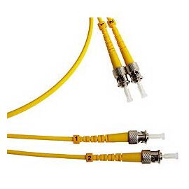Cabeus FOP(d)-9-ST-ST-7m Шнур оптический duplex ST-ST 9/125 sm 7м LSZH, фото 