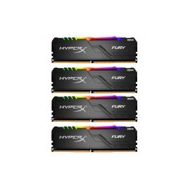 Комплект памяти Kingston HyperX FURY RGB 32GB DIMM DDR4 3000MHz (4х8GB), HX430C15FB3AK4/32, фото 