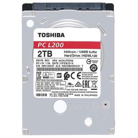 Жесткий диск Toshiba L200 SATA III (6Gb/s) 2.5" 2TB, HDWL120UZSVA, фото 