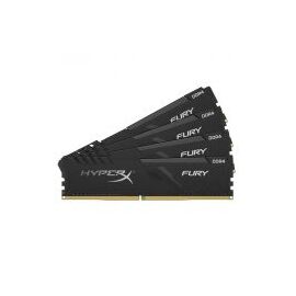 Комплект памяти Kingston HyperX FURY Black 16GB DIMM DDR4 2400MHz (4х4GB), HX424C15FB3K4/16, фото 