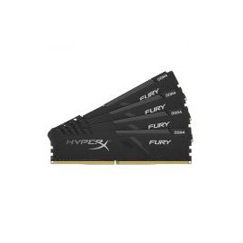 Комплект памяти Kingston HyperX FURY Black 64GB DIMM DDR4 2400MHz (4х16GB), HX424C15FB3K4/64, фото 