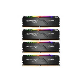 Комплект памяти Kingston HyperX FURY RGB 64GB DIMM DDR4 3600MHz (4х16GB), HX436C17FB3AK4/64, фото 