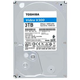 Диск HDD Toshiba V300 SATA III (6Gb/s) 3.5" 3TB, HDWU130UZSVA, фото 