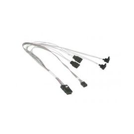 Кабель Supermicro MiniSAS to 4x SATA 43/43/33/33/43cm (CBL-0287L-01), фото 