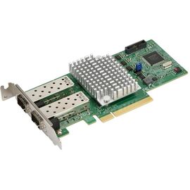 Сетевая карта Supermicro AOC-S25G-B2S-O Standard LP 2-Port 25GbE SFP28 LAN Adapter, фото 
