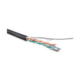 Кабель витая пара Hyperline UUTP4-C5E-S24-IN-PVC-BK-305, фото 