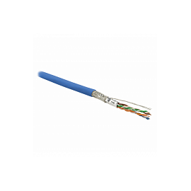 Кабель витая пара Hyperline SFUTP4-C6-P26-IN-LSZH-BL-500, фото 