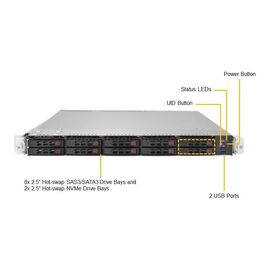 Серверная платформа Supermicro SYS-1029UX-LL3-C16, фото 