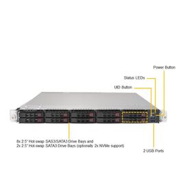 Серверная платформа Supermicro SYS-1029UX-LL1-S16, фото 