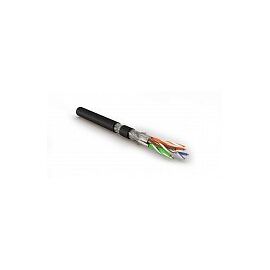Кабель витая пара Hyperline SFTP4-C8.1-S23-IN-LSZH-BK-500, фото 