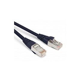 Патч-корд Hyperline PC-LPM-STP-RJ45-RJ45-C6-15M-LSZH-BK, фото 