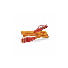 Патч-корд Hyperline PC-LPM-UTP-RJ45-RJ45-C5e-1M-LSZH-OR, фото 