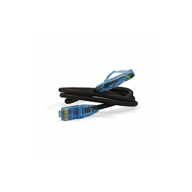 Патч-корд Hyperline PC-LPM-UTP-RJ45-RJ45-C6-10M-LSZH-BK, фото 