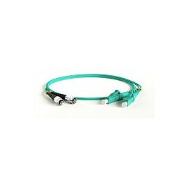 Патч-корд оптический Hyperline FC-D2-503-FC/PR-LC/PR-H-30M-LSZH-AQ, фото 