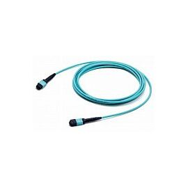 Патч-корд оптический Hyperline FHD-MC3-503-MPOF12/PS-MPOF12/PS-B-20M-LSZH-AQ, фото 