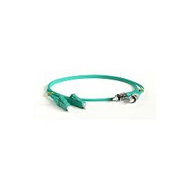 Патч-корд оптический Hyperline FC-D2-503-LC/PR-ST/PR-H-30M-LSZH-AQ, фото 