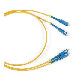 Патч-корд оптический Hyperline FC-D2-9-FC/UR-LC/UR-H-20M-LSZH-YL, фото 