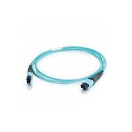 Патч-корд оптический Hyperline FHD-MC3-503-MPOF12/PS-MPOF12/PS-A-15M-LSZH-AQ, фото 