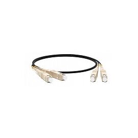 Патч-корд оптический Hyperline FC-D2-50-SC/PR-SC/PR-H-25M-LSZH-BK, фото 