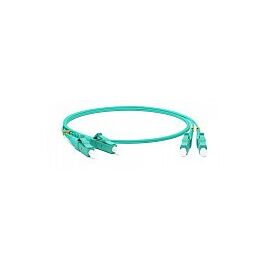 Патч-корд оптический Hyperline FC-D2-503-LC/PR-LC/PR-H-50M-LSZH-AQ, фото 