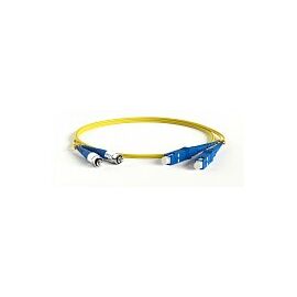 Патч-корд оптический Hyperline FC-D2-9-FC/UR-SC/UR-H-50M-LSZH-YL, фото 