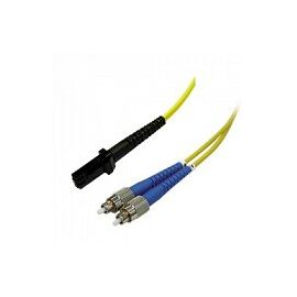 Патч-корд оптический Hyperline FC-D2-9-LC/UR-MTRJF/UR-H-10M-LSZH-YL, фото 