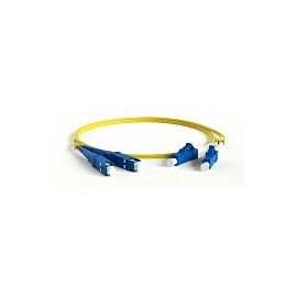 Патч-корд оптический Hyperline FC-D2-9-LC/UR-SC/UR-H-20M-LSZH/PVC-YL, фото 