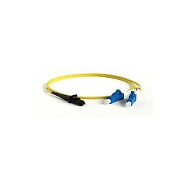 Патч-корд оптический Hyperline FC-D2-9-LC/UR-MTRJM/UR-H-5M-LSZH-YL, фото 
