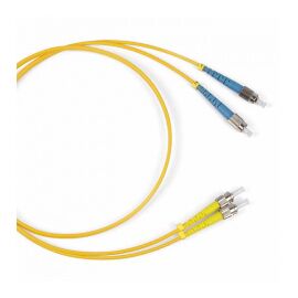 Патч-корд оптический Hyperline FC-D2-9-LC/UR-ST/UR-H-3M-LSZH-YL, фото 