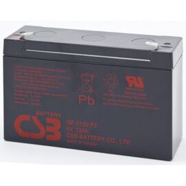 Аккумуляторная батарея для ИБП CSB GP6120 6V 12Ah, фото 