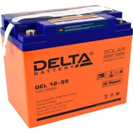 Аккумуляторная батарея для ИБП Delta GEL 12-55, фото 