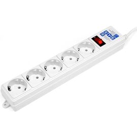 Сетевой фильтр Power Cube B 3.0 м 5 розеток, SPG-B-10-WHITE, фото 
