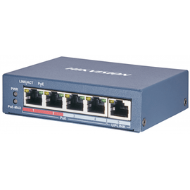 Коммутатор (свитч) Hikvision DS-3E0505P-E/M, фото 