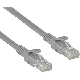 Патч-корд ExeGate UTP-RJ45-RJ45-5e-CU-0,5M-GY EX282009RUS, фото 
