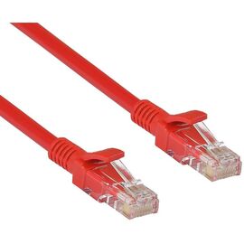 Патч-корд ExeGate UTP-RJ45-RJ45-5e-0,5M-RD EX258384RUS, фото 