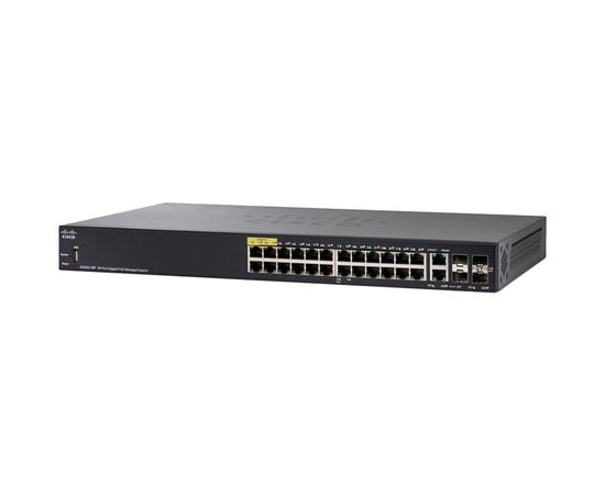 Коммутатор Cisco SG350-28P 24-PoE Управляемый 28-ports, SG350-28P-K9-EU, фото 