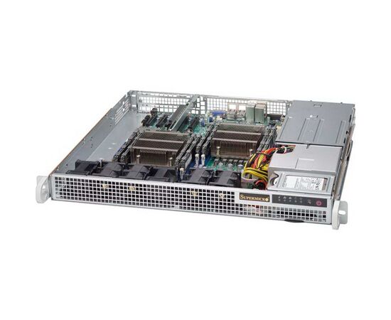 Корпус Supermicro SuperChassis 514-R400C Rack 400Вт Серый 1U, CSE-514-R400C, фото 