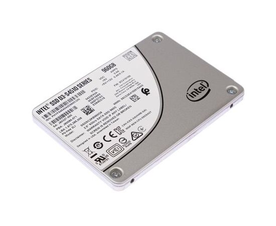 SSD диск для сервера Intel D3-S4510 960ГБ 2.5" SATA 6Gb/s TLC SSDSC2KB960G801, фото 
