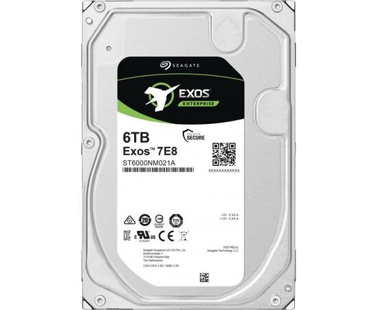 Жесткий диск для сервера Seagate 6ТБ SATA 3.5" 7200 об/мин, 6 Gb/s, ST6000NM021A, фото 