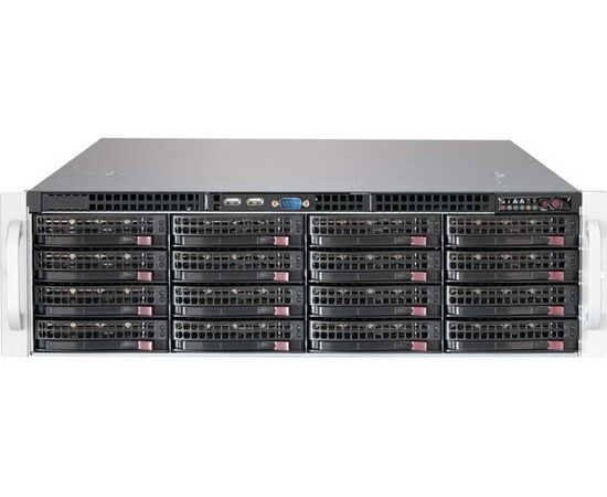 Корпус Supermicro SuperChassis 836BE2C-R1K03JBOD Rack 1000Вт Чёрный 3U, CSE-836BE2C-R1K03JBOD, фото 