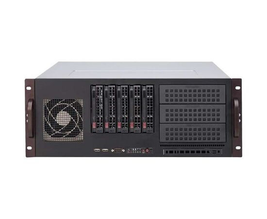 Корпус Supermicro SuperChassis 842TQC-668B Rack 668Вт Чёрный 4U, CSE-842TQC-668B, фото 