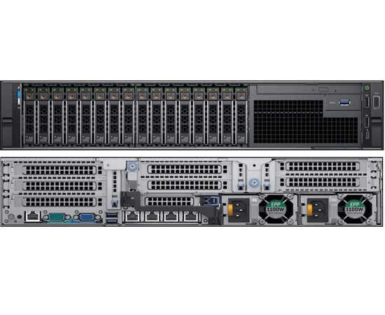 Сервер DELL PowerEdge R740 в корпусе RACK 2U, фото 