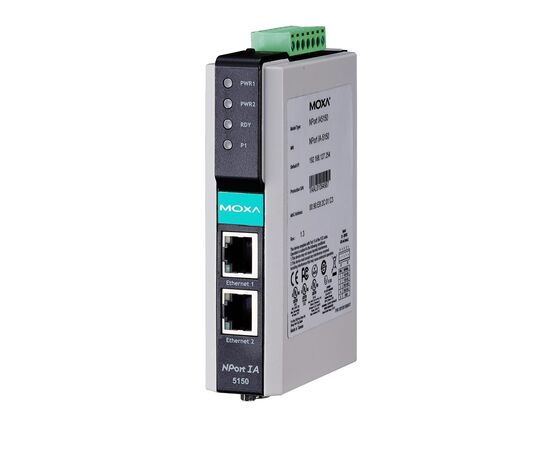 Ethernet сервер последовательных интерфейсов MOXA NPort IA-5150I, фото 