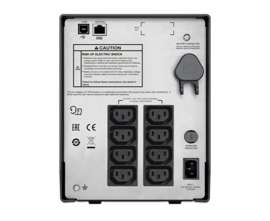 ИБП APC by Schneider Electric Smart-UPS C 1000VA, Tower, SMC1000I-RS, фото , изображение 2