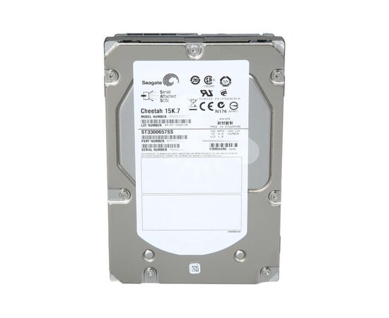 Жесткий диск для сервера Seagate 300ГБ SAS 3.5" 15000 об/мин, 6 Gb/s, ST3300657SS, фото 