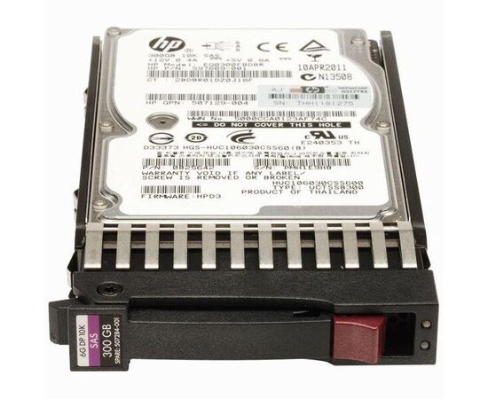 Жесткий диск для сервера HP 300 ГБ SAS 2.5" 10000 об/мин, 6 Gb/s, EG0300FBDSP, фото 