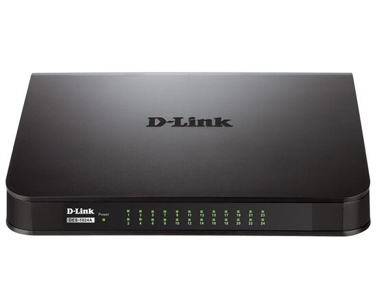 D-Link DES-1024A - неуправляемый коммутатор с 24 портами 10/100Base-TX, фото 